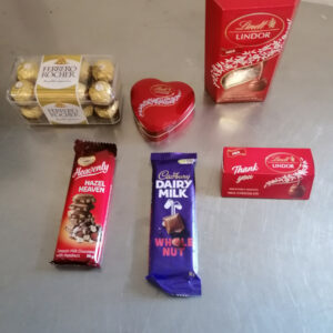 Lindt heart tin